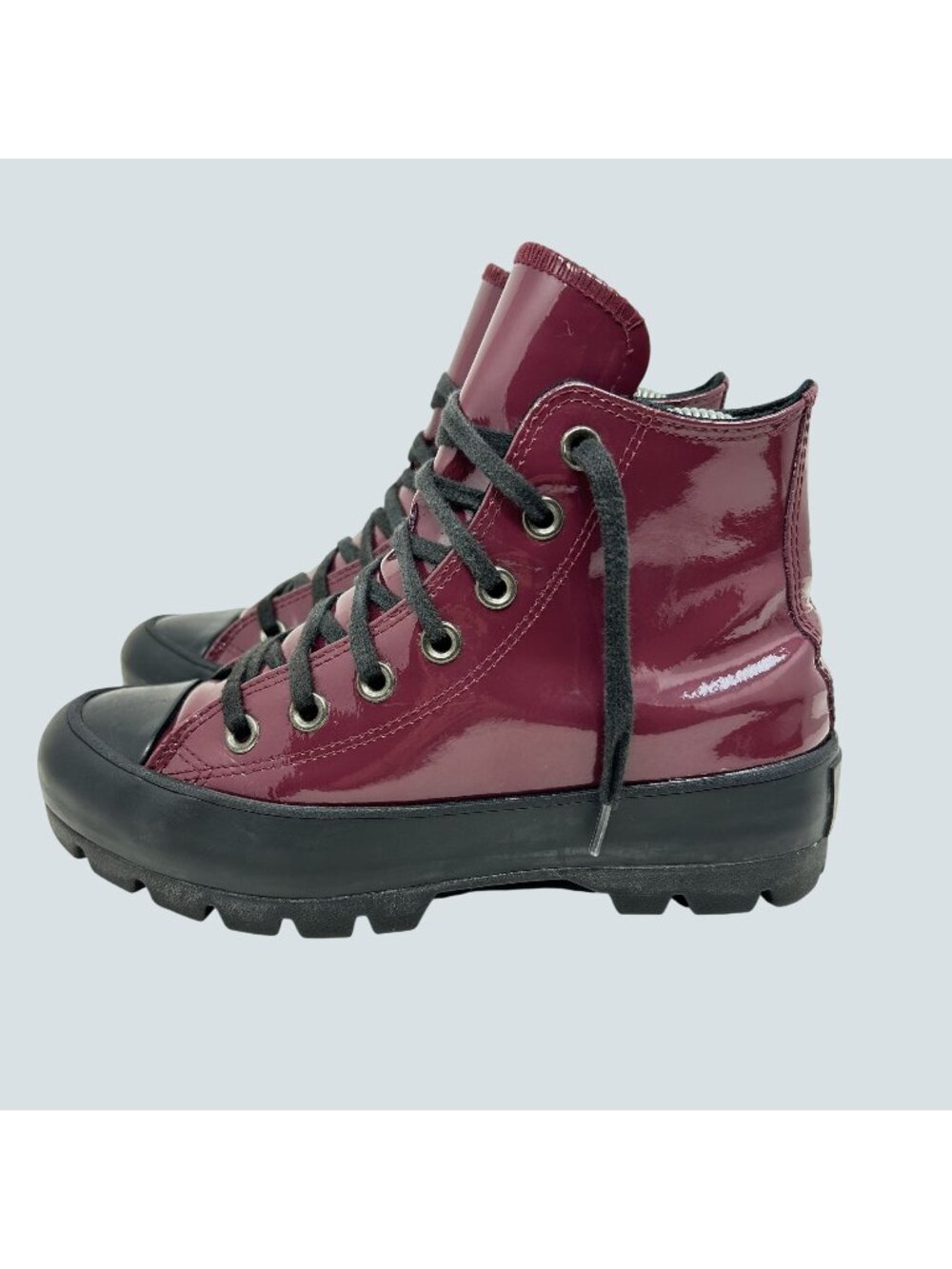 Converse Chuck Taylor Surface Fusion Lugged High Deep Bordeaux 572569C W 5.5